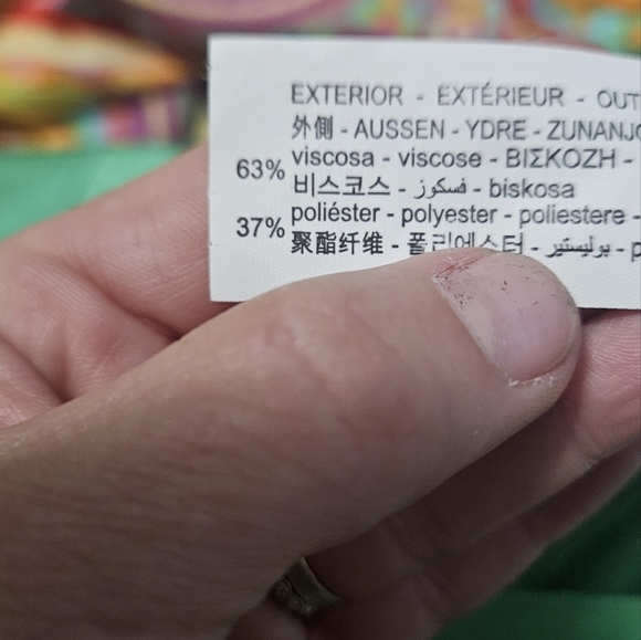 ZARA Intense Green Sstin Effect Asymmetric Wrap Front Tie Top. Size Small - Picture 7 of 14